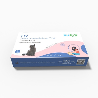 고양이 면역 부전 바이러스 고양이 FIV 애완 검사는 빠른 반응을 장비를 답니다